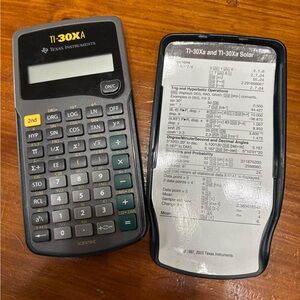 Texas Instruments TI-30XA Scientific Calculator - Black